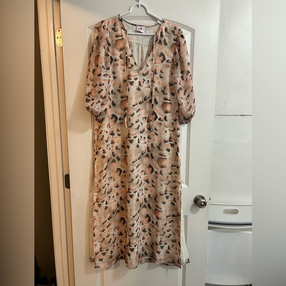 Buddy Love Leopard Print Pamela Caftan Maxi Dress‎ - Picture 4 of 8